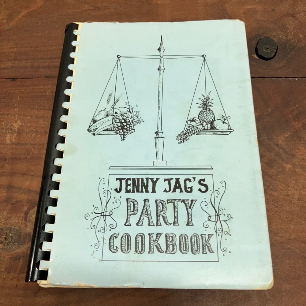 Jenny Jag's Party Cookbook 1968 Women's Club Charlottesville VA Recipes
